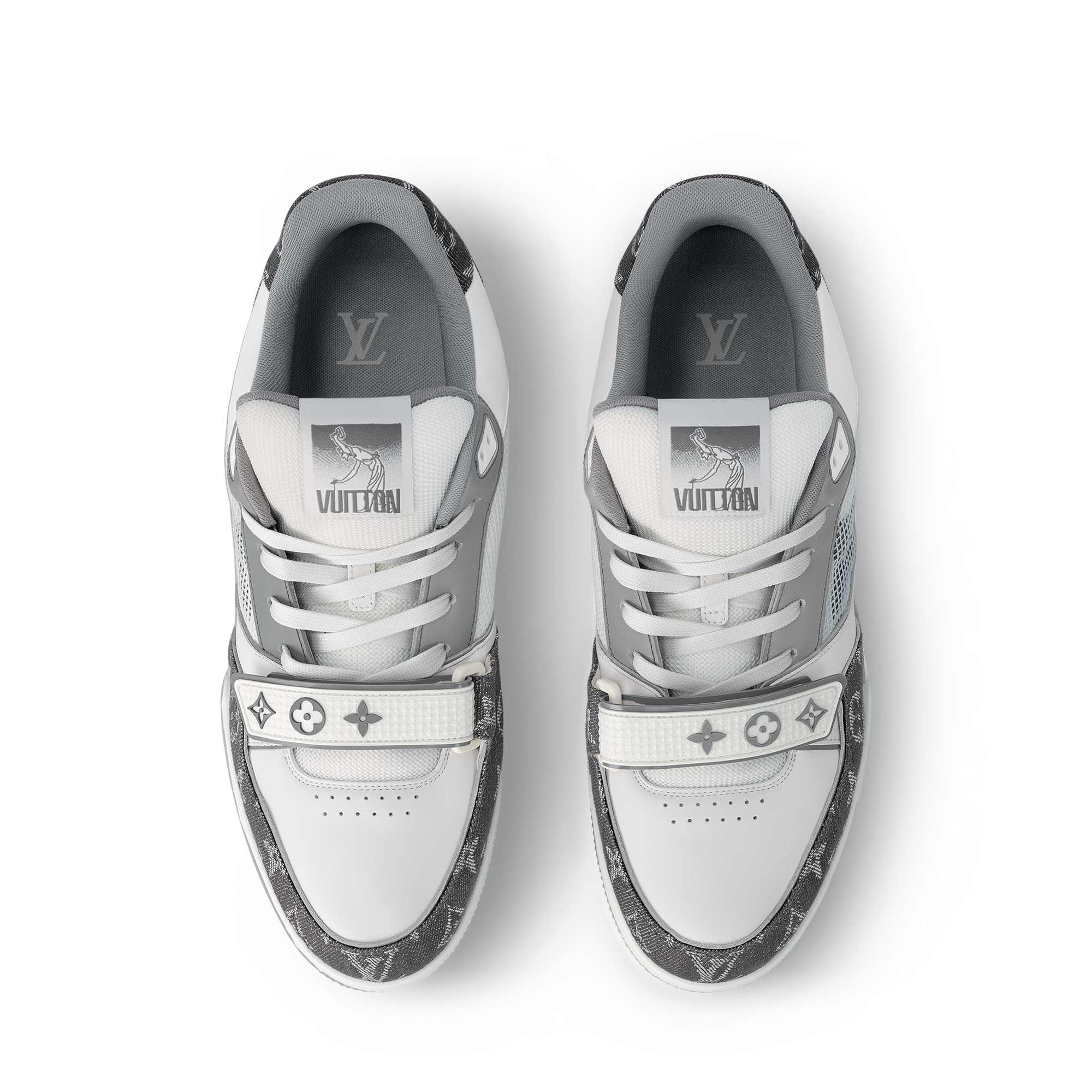 LOUIS VUITTON スニーカー EUR 7 ホワイト/シルバー LV Trainer Sneaker - Shoes | Louis Vuitton India